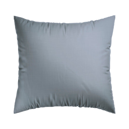 Set of 2 pillowcases washed cotton - Uni Light blue