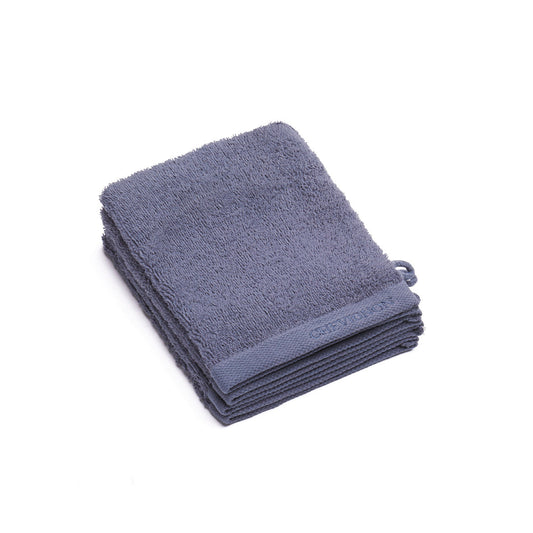 Set of 4 washcloths - Blue grey