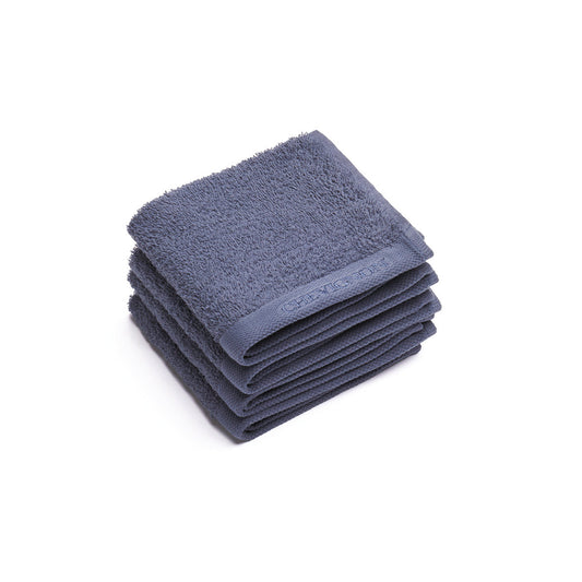 Set of 4 guest towels - Blue grey