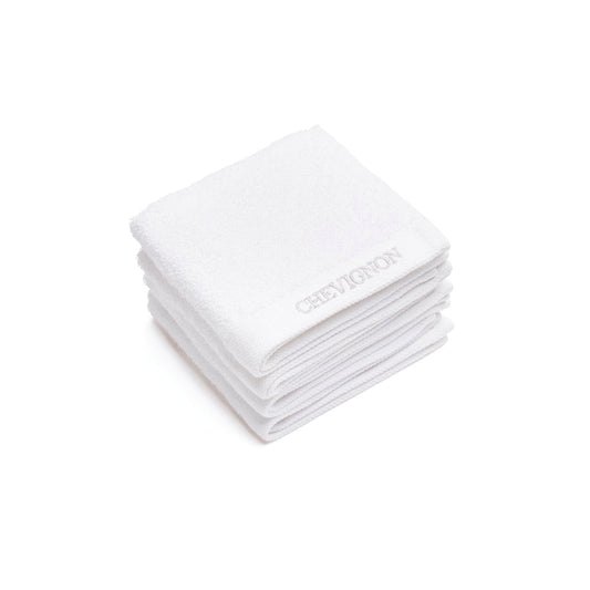 Set of 4 guest towels - White