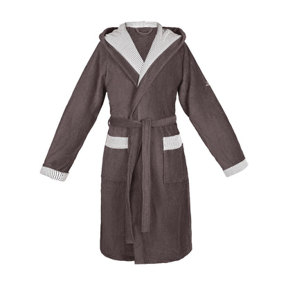 Hooded bathrobe - Dark grey