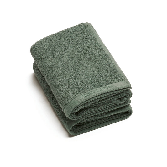 Set of 2 hand towels - 50 x 100 cm Sage green