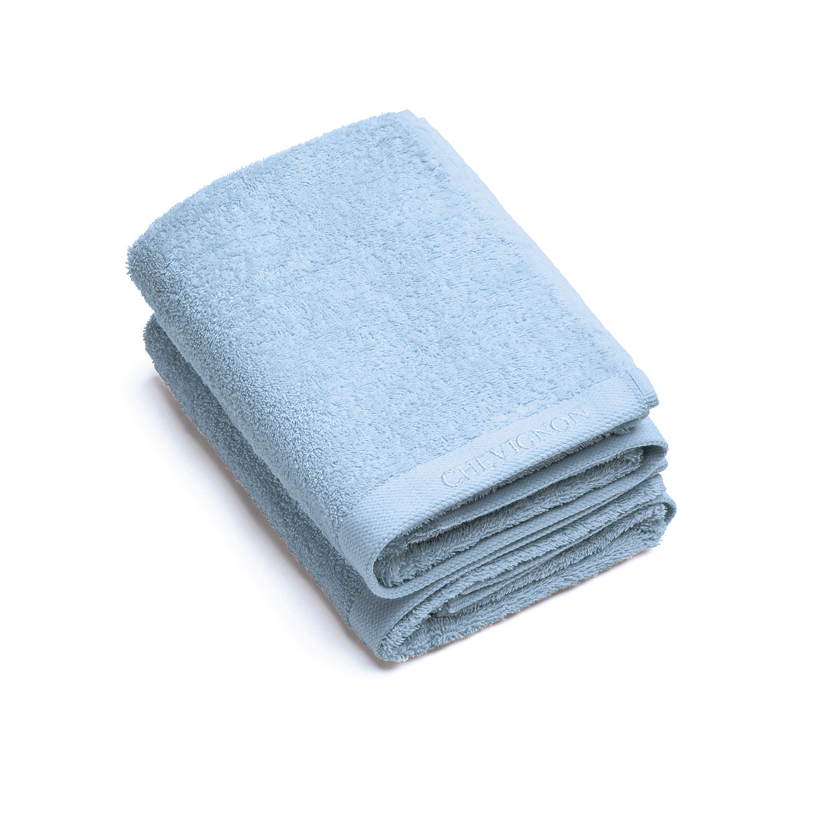 Set of 2 hand towels - 50 x 100 cm Sky blue