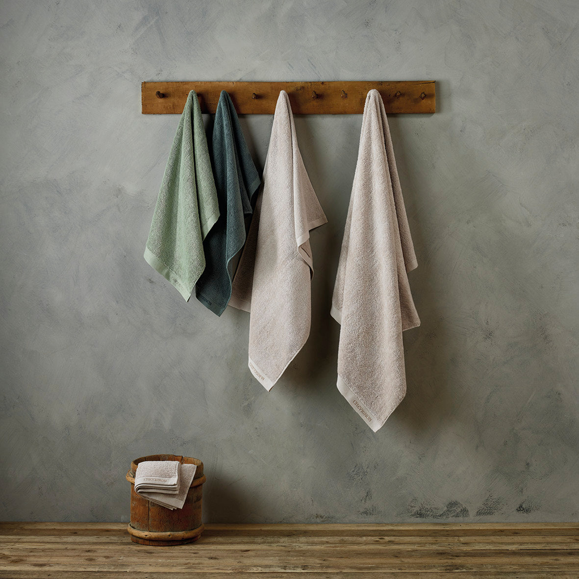 Set of 2 hand towels + 2 bath towels - 50 x 100 cm + 70 x 140 cm