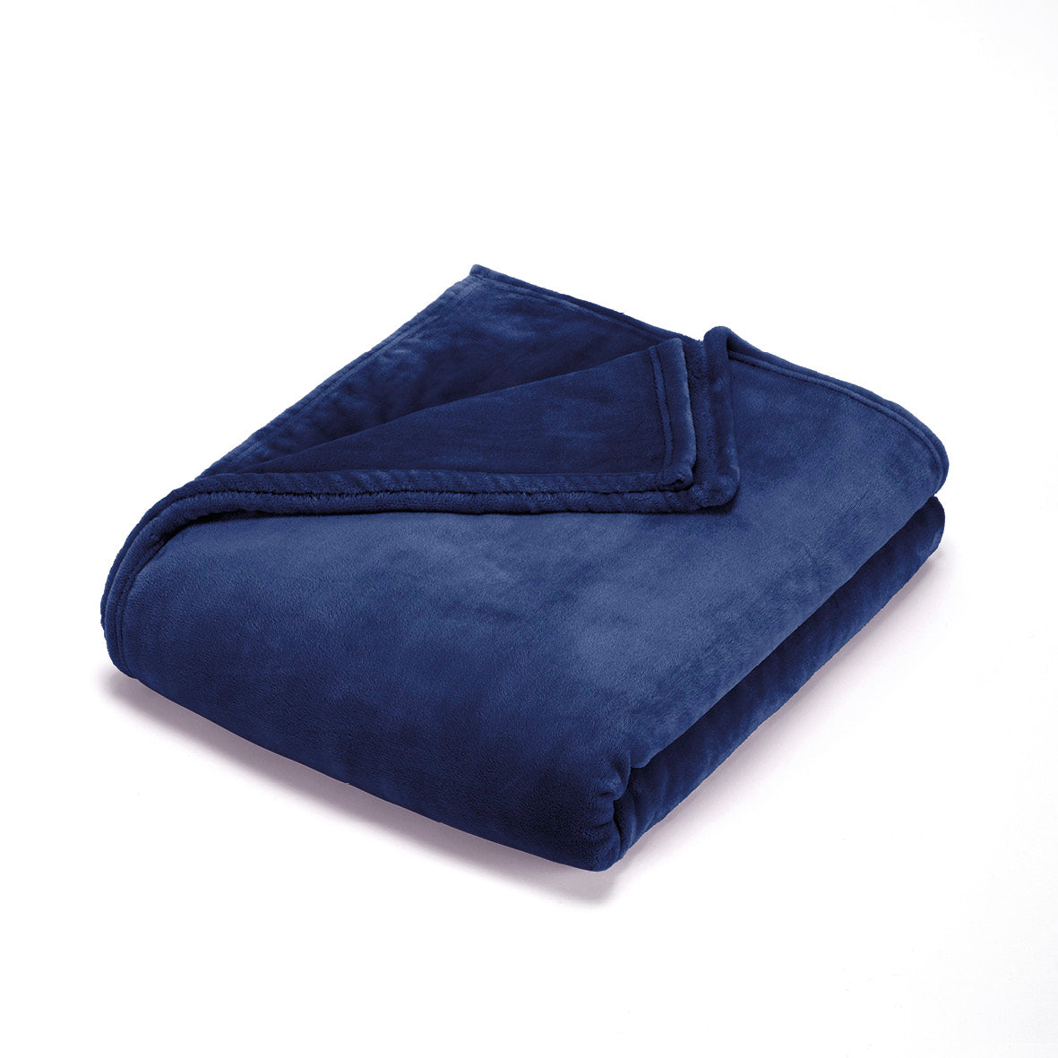 Maxi fleece plaid - Blue: 180 x 220 cm