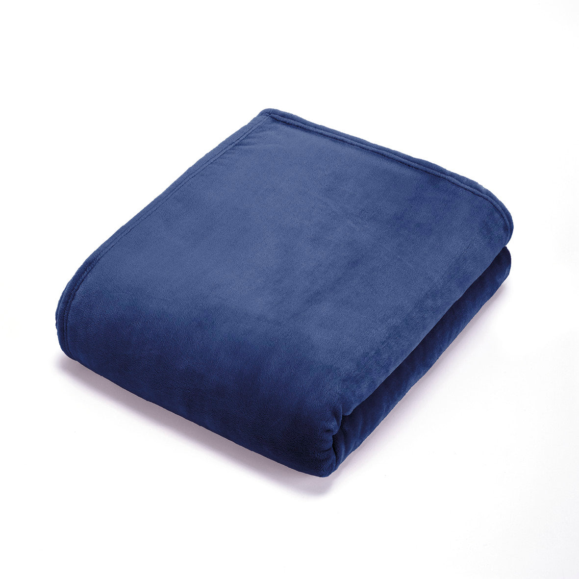 Maxi fleece plaid - Blue: 180 x 220 cm