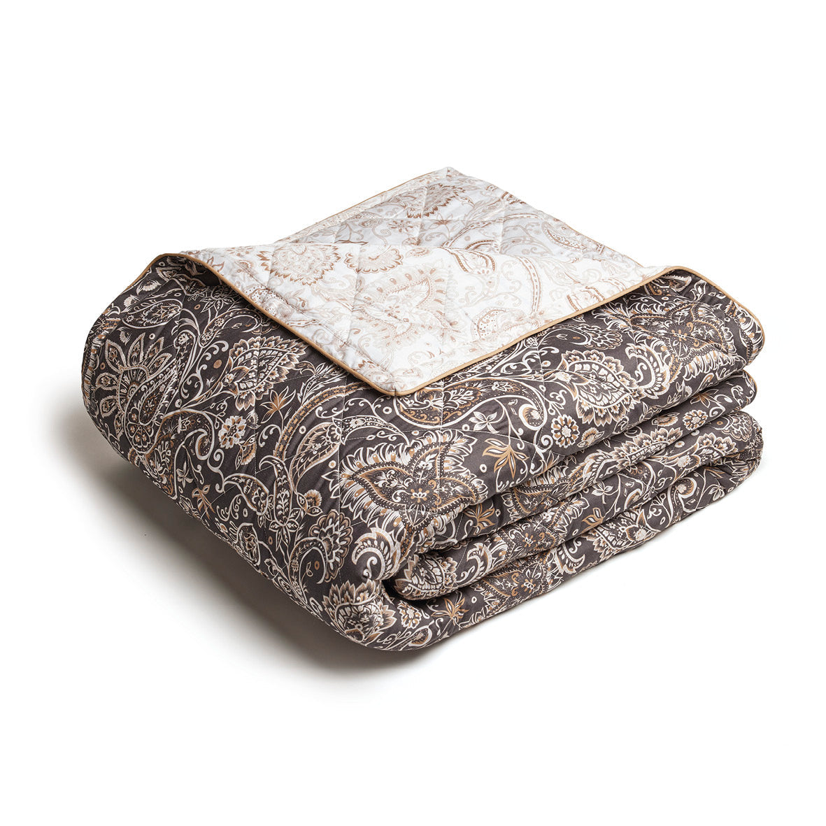 Bedspread Paisley Taupe - 220 x 250cm