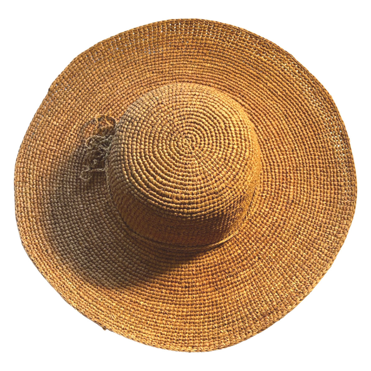 Hat in raffia Solena Natural Thé foncé