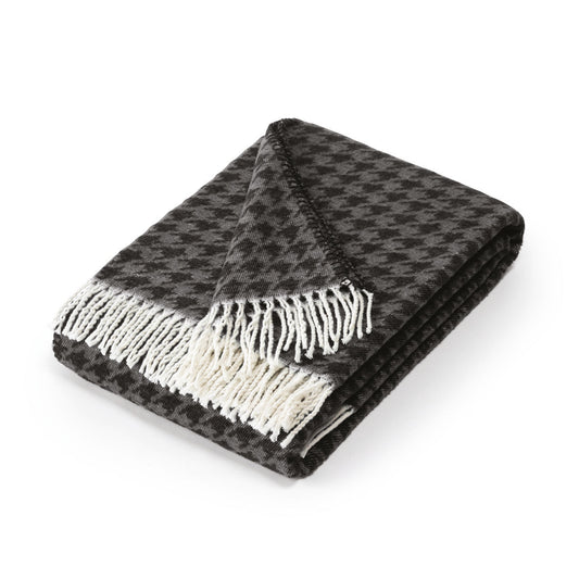 Woven plaid Pied de Poule Black / Dark Grey