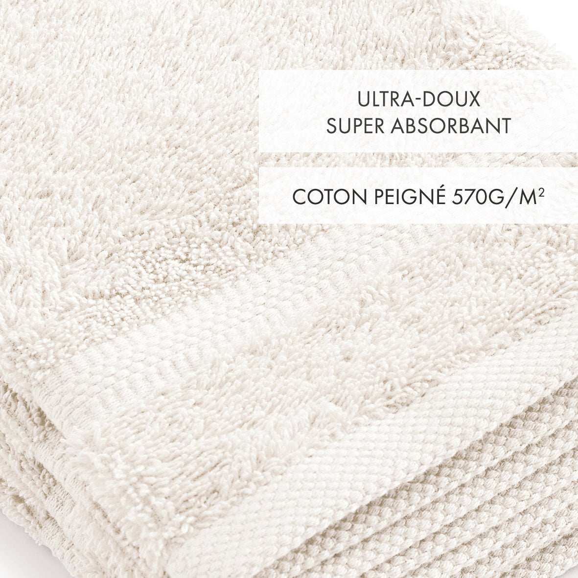 Set of 4 washcloths