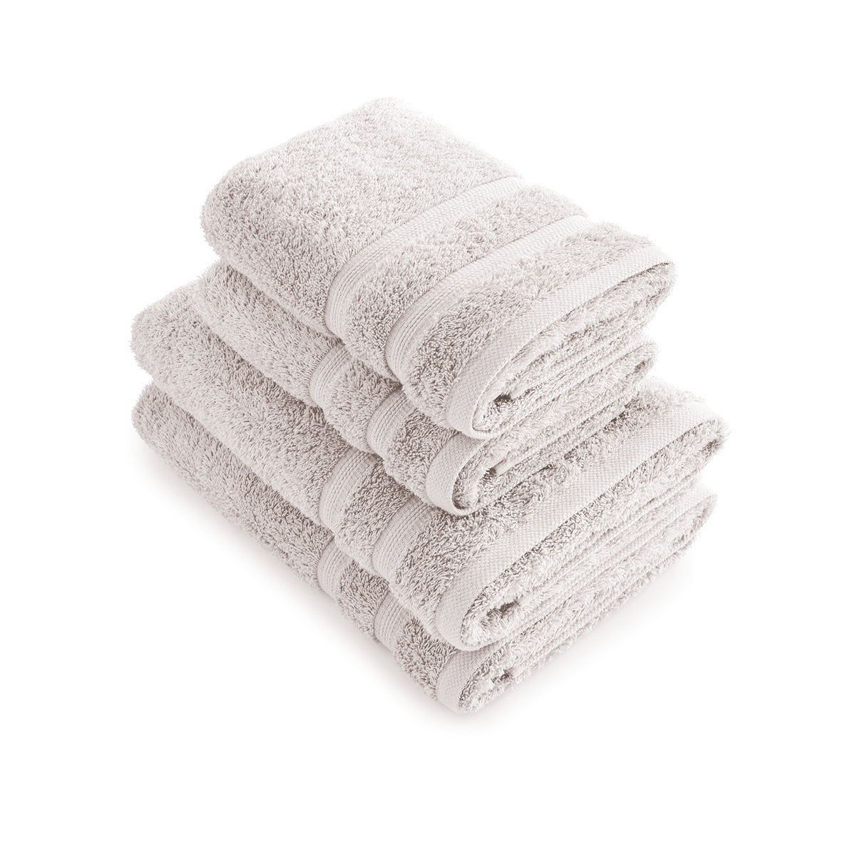 Set of 2 handtowels and 2 bathtowels Sand