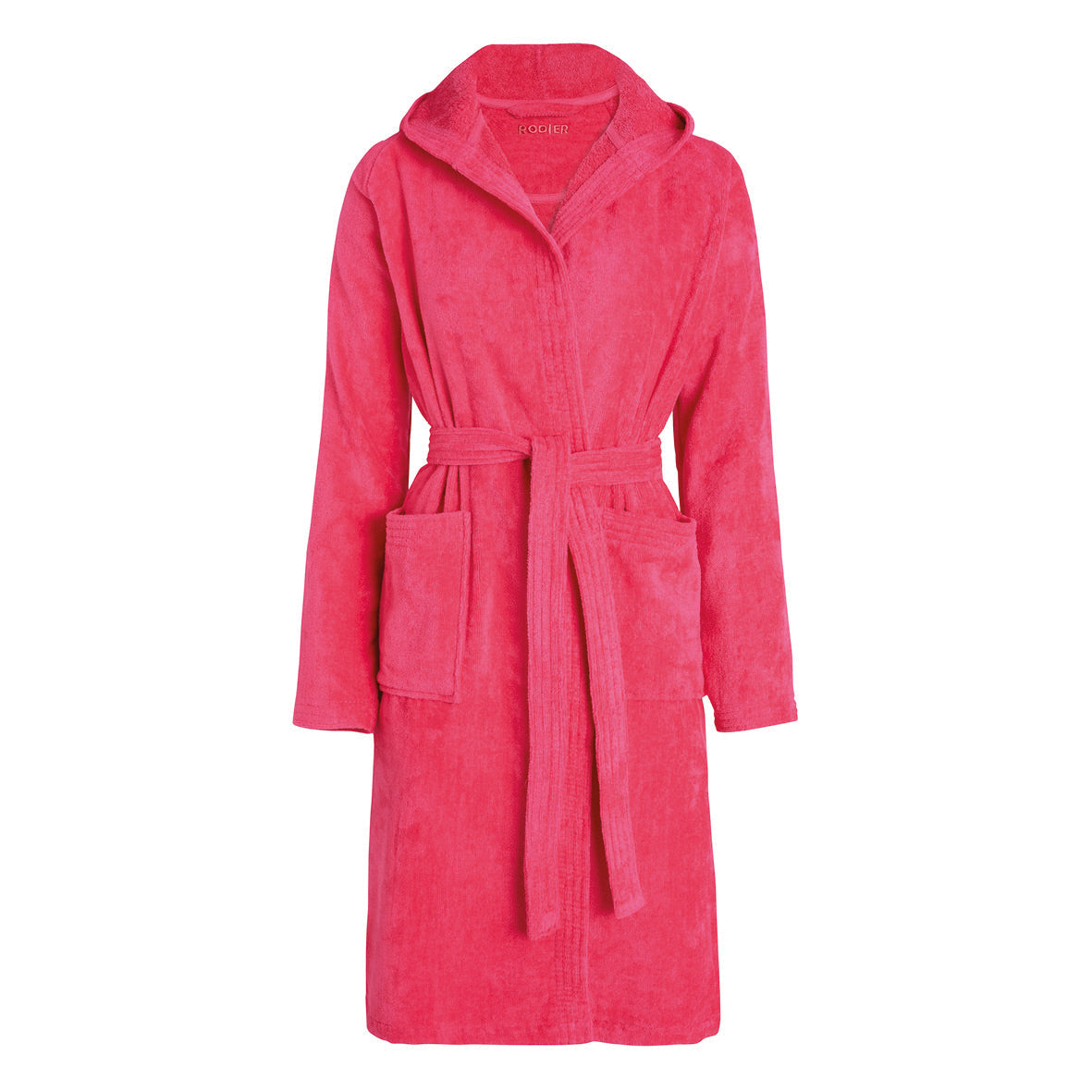 Hooded bathrobe Fuchsia