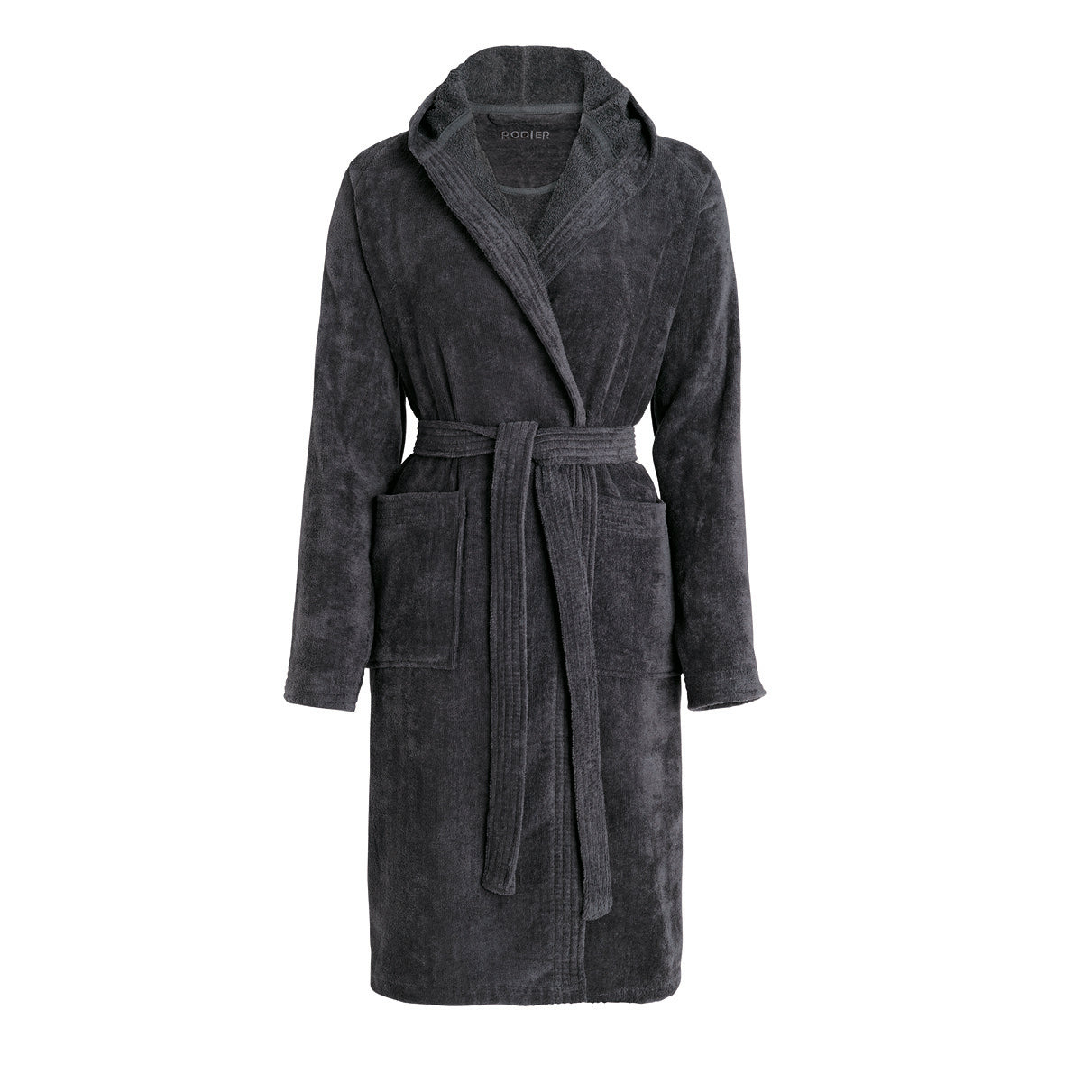 Hooded bathrobe - Dark grey