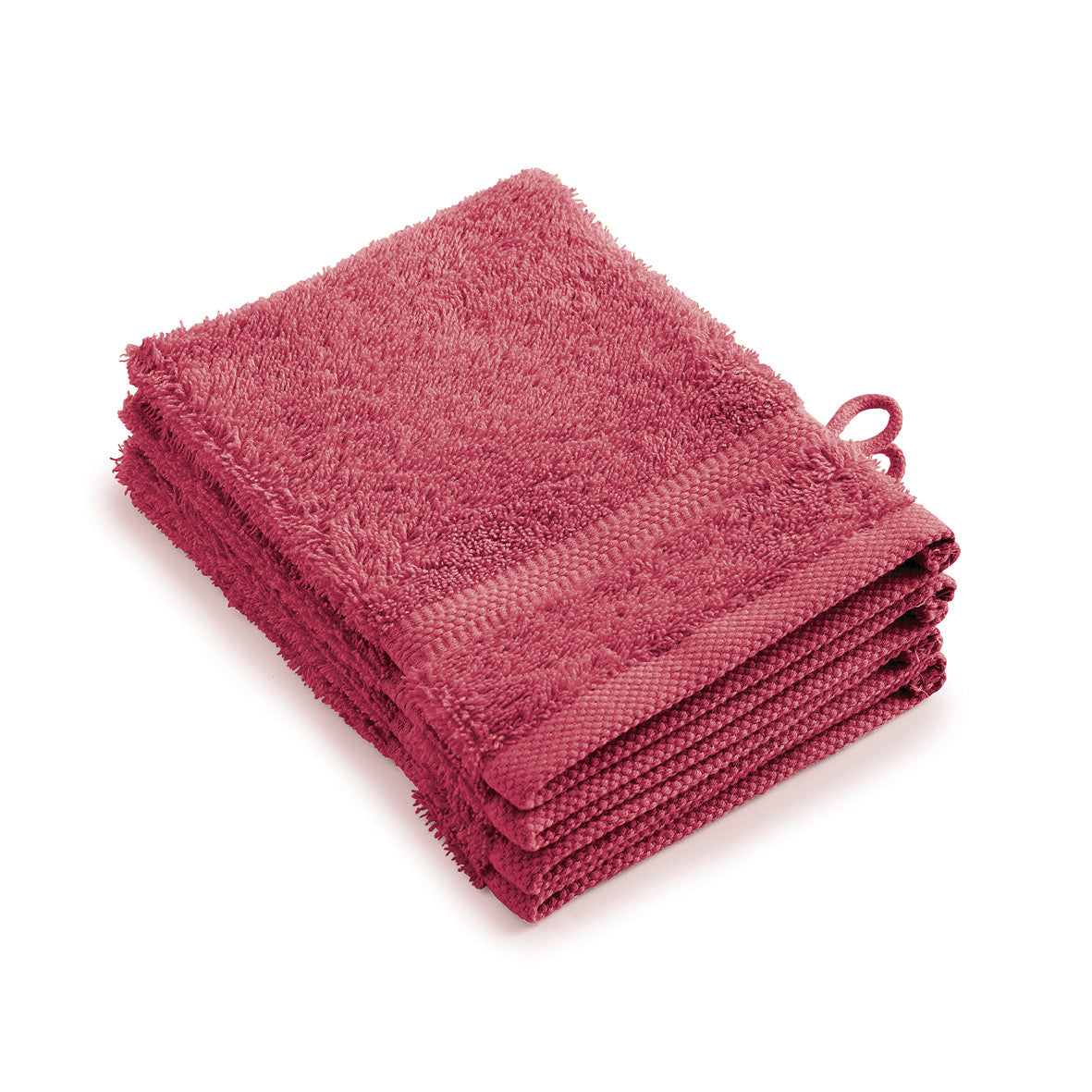 Set of 4 washcloths Blush pink