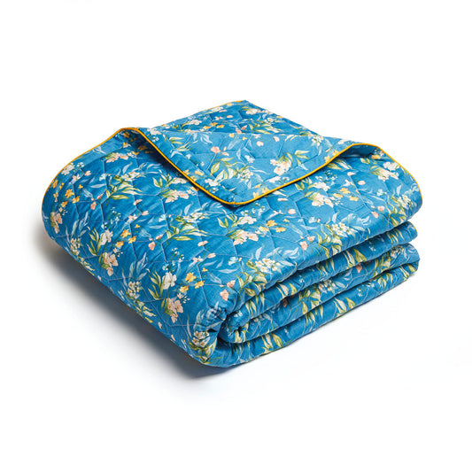 Bedspread - ultra soft : Belle de nuit blue