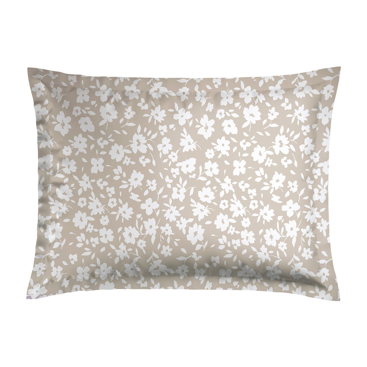 Set of 2 pillowcases cotton satin - Elégance taupe