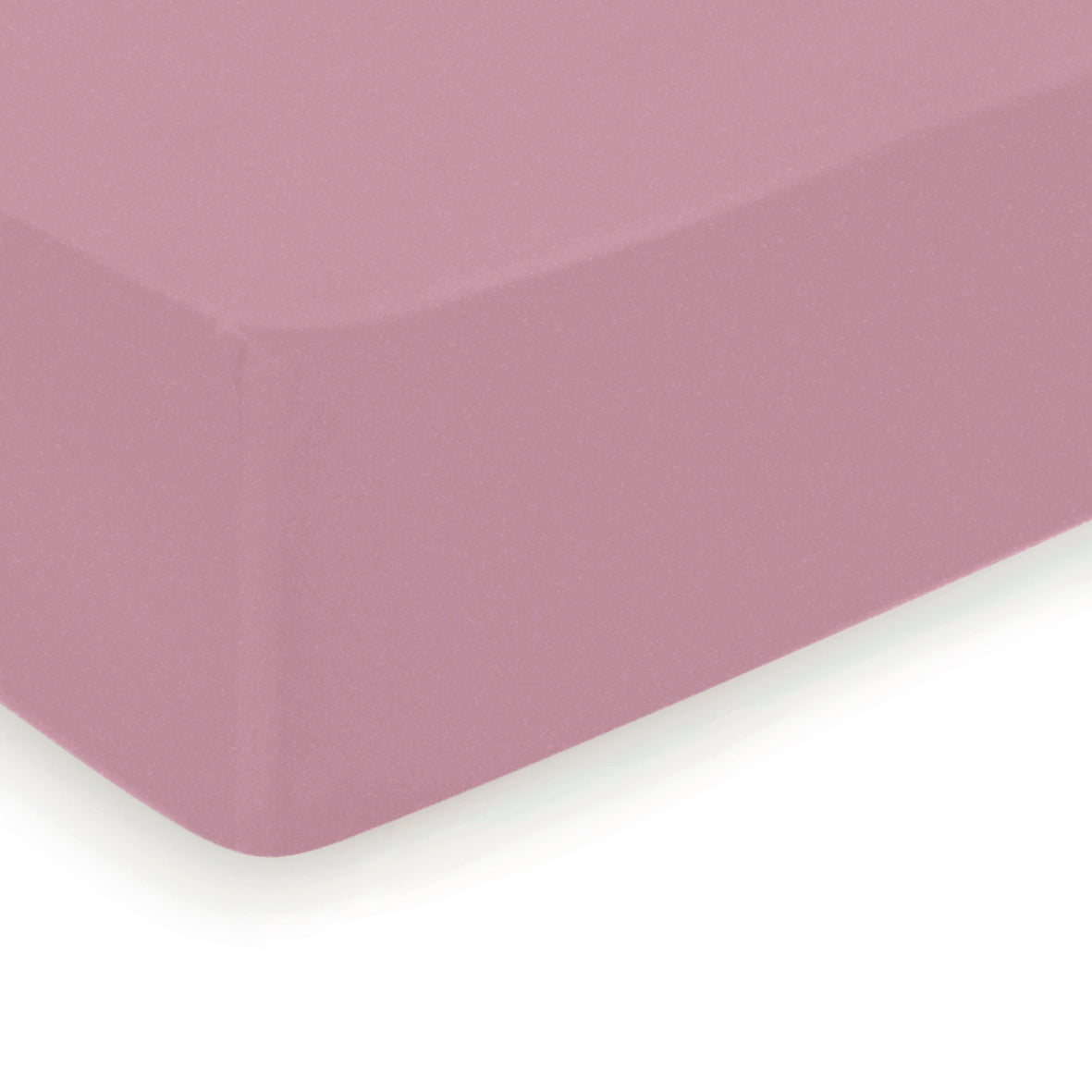 Fitted sheet - 100% cotton satin - Pink