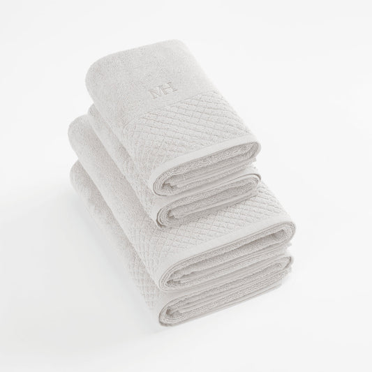 Set of 2 handtowels and 2 bathtowels - 2x (50 x 100 cm- 70 x 140 cm White