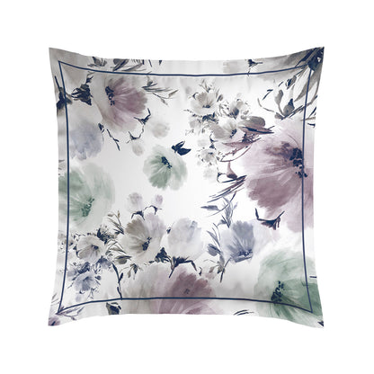 Pillowcases cotton satin - Erodium white 2 x (63 x 63 cm)