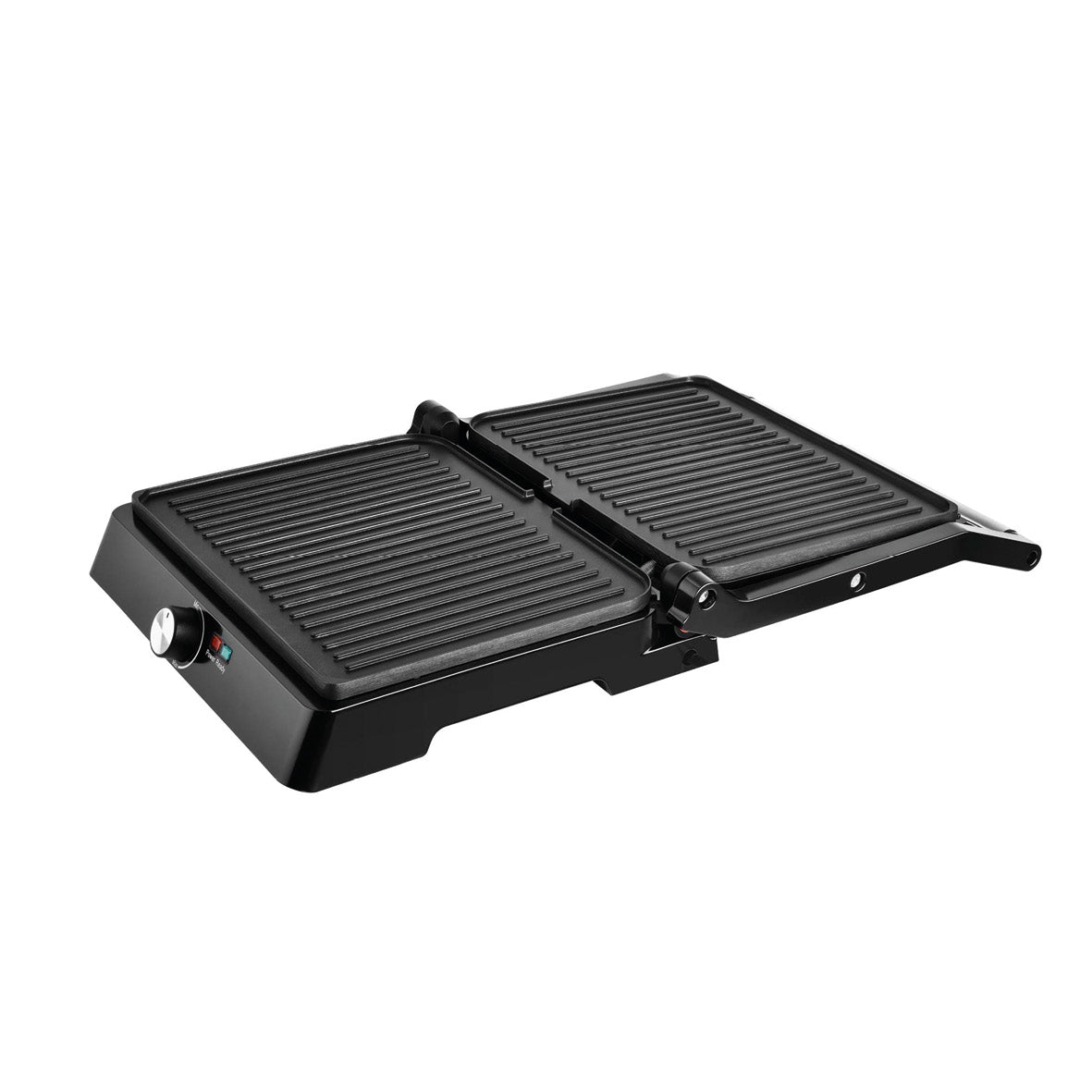 2-in-1 panini grill and plancha - Black / Grey