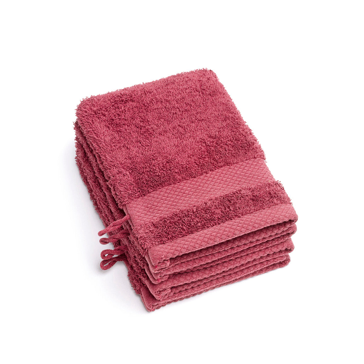 Set of 4 washcloths - 15 x 21 cm Blush pink