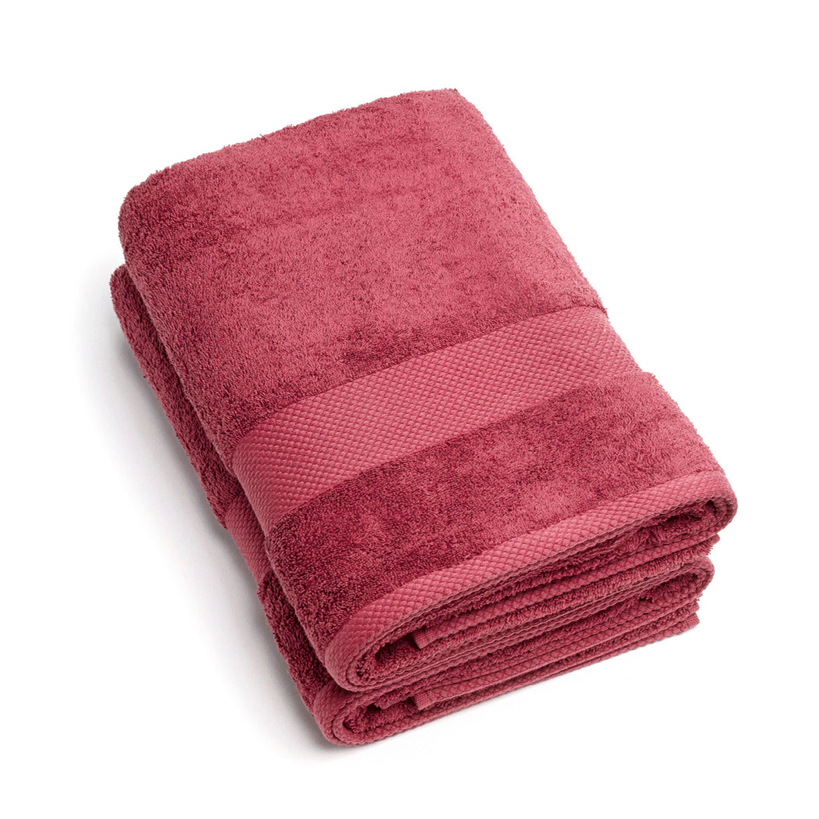 Set of 2 bathtowels Blush pink
