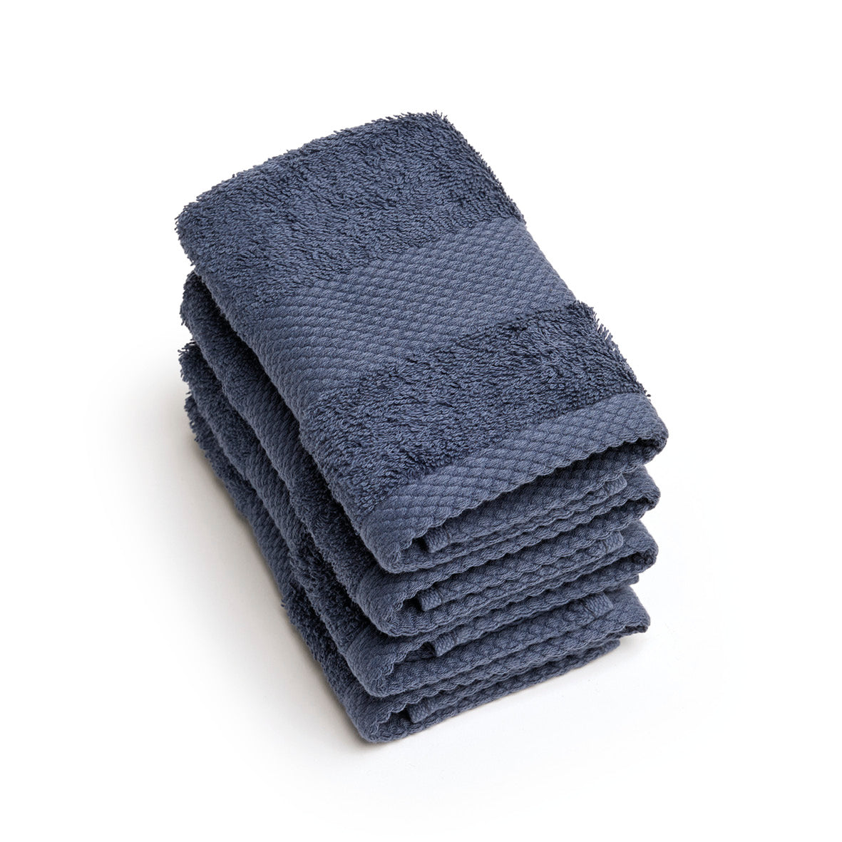 Set of 4 guest towels - 4 x (30 x 30 cm) Navy blue