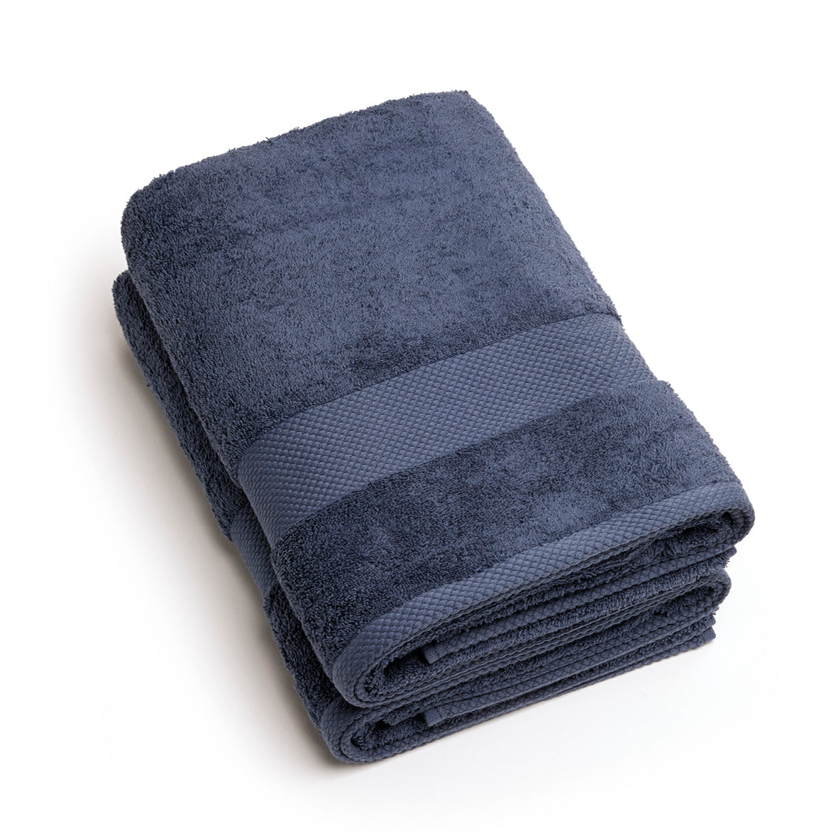 Set of 2 bathtowels Navy blue