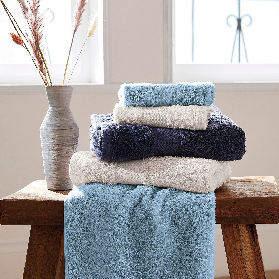 Set of 2 bathtowels