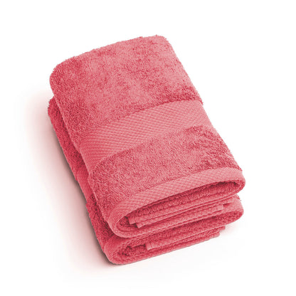 Set of 2 handtowels - 2 x (50 x 100 cm) Hibiscus pink