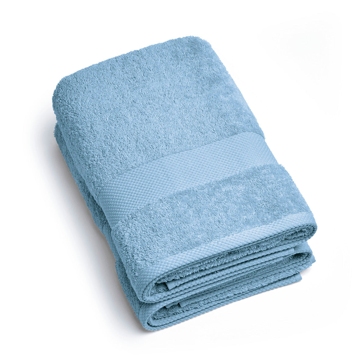 Set of 2 bathtowels Sky blue