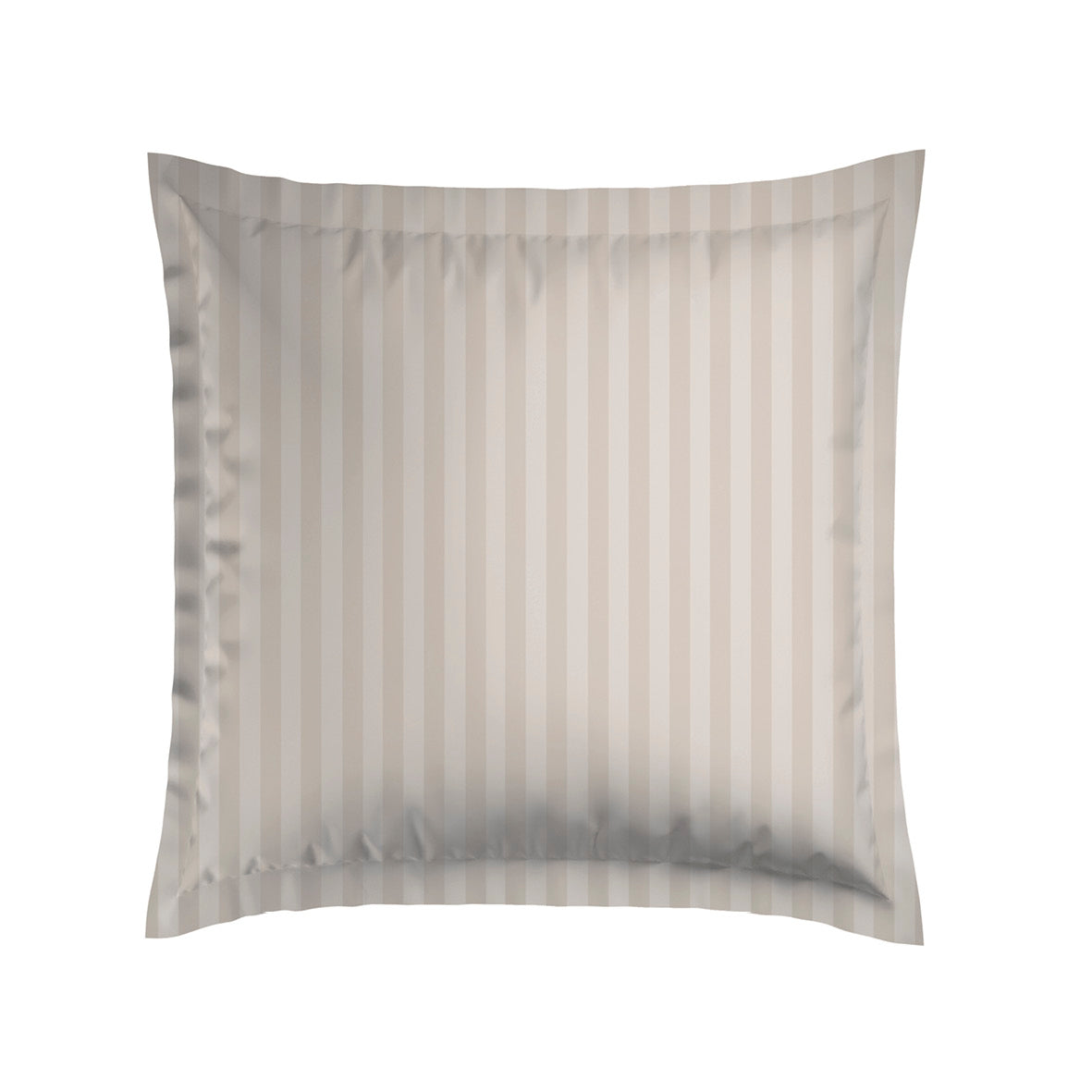 Pillowcase(s) cotton satin dobby stripe woven - Taupe