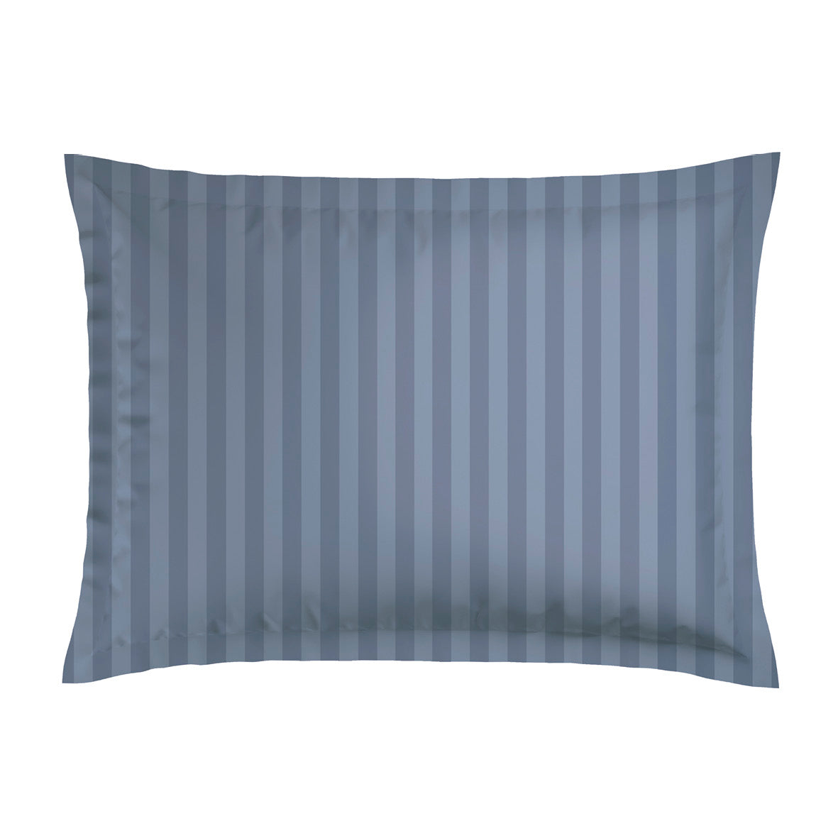 Pillowcase(s) cotton satin dobby stripe woven - Blue 2 x (50 x 70 cm)