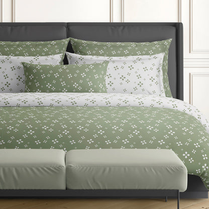 Pillowcase(s) cotton satin - Mirabelle Green