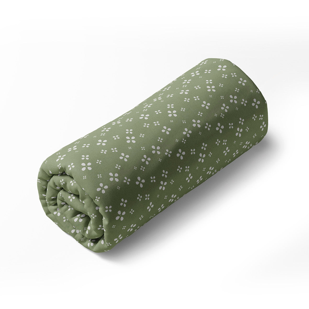 Fitted sheet cotton satin - Mirabelle Green