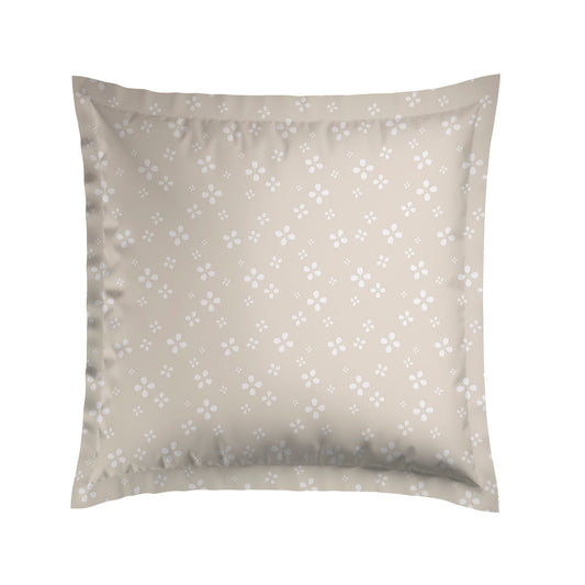 Pillowcase(s) cotton satin - Mirabelle Taupe 2 x (63 x 63 cm)