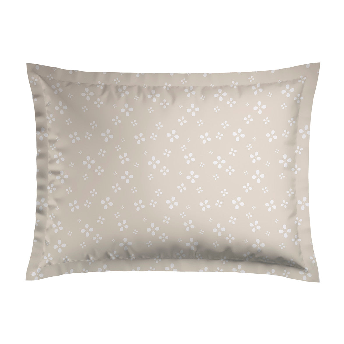 Pillowcase(s) cotton satin - Mirabelle Taupe 2 x (50 x 70 cm)