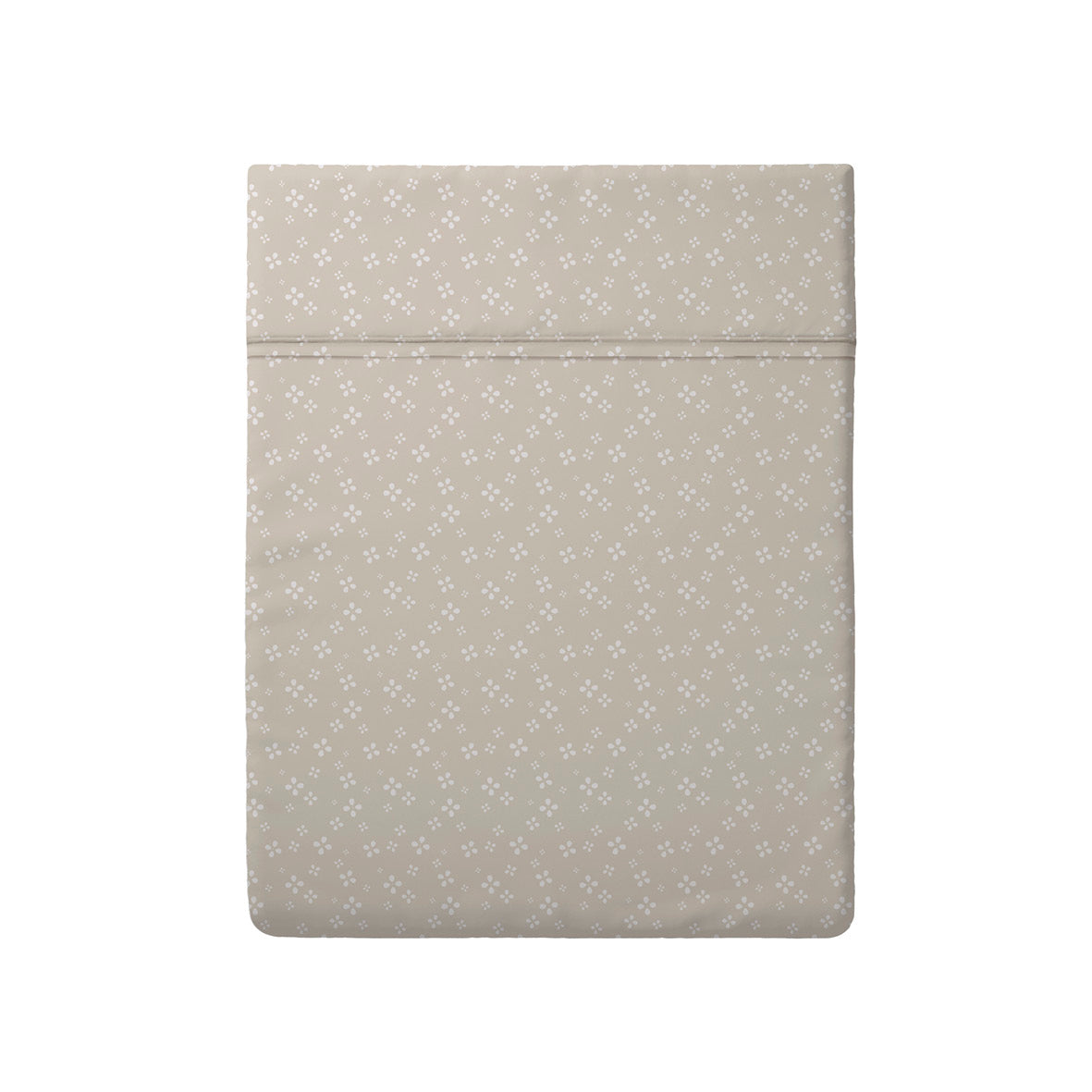 Flat sheet baby cotton satin - Mirabelle Taupe