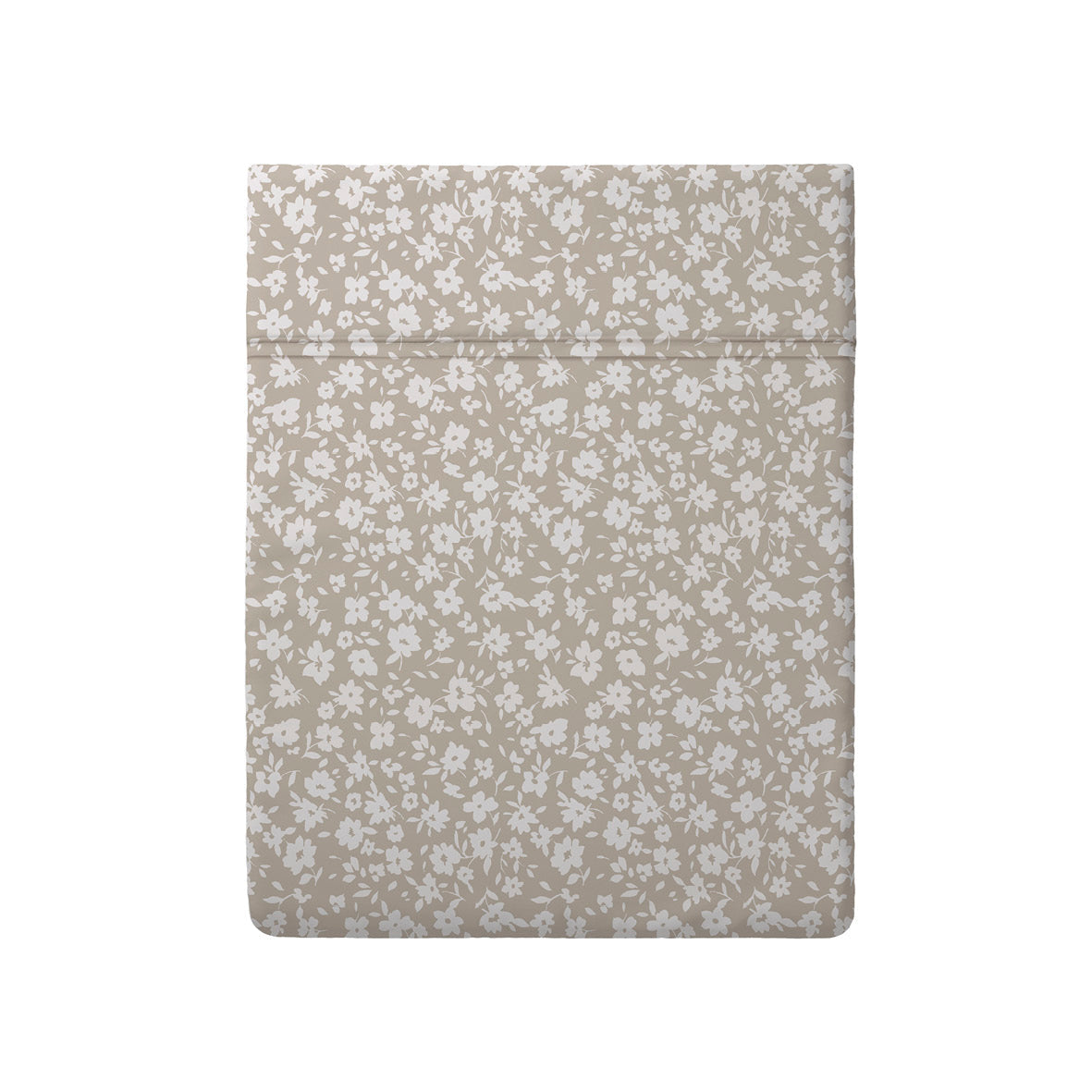 Flat sheet cotton satin - Les Yeux de Suzanne Taupe